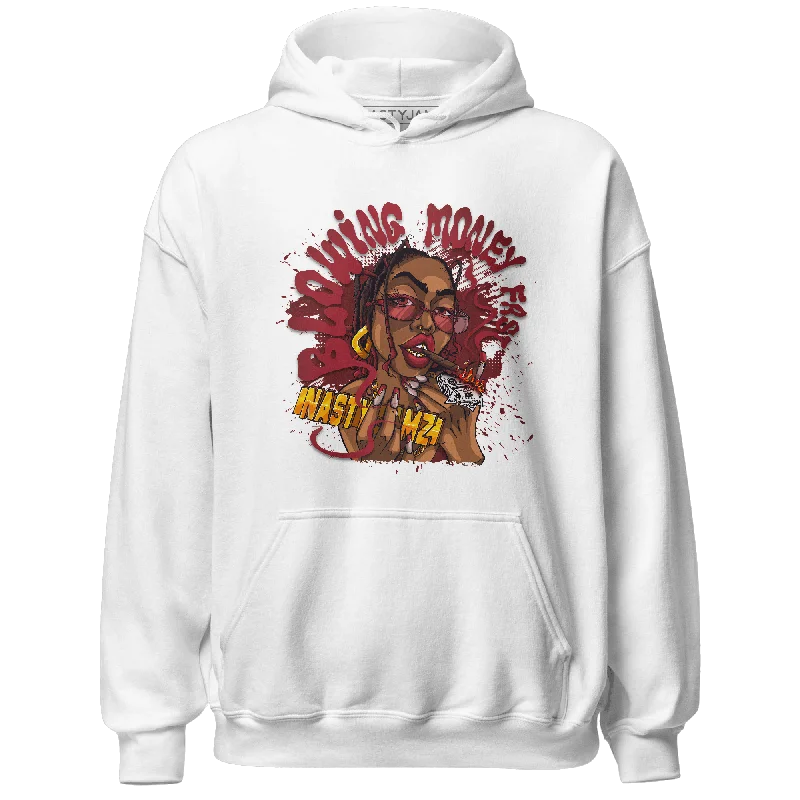 NastyJamz Cherry 12s Hoodie Match Blowing Money Fast Girl