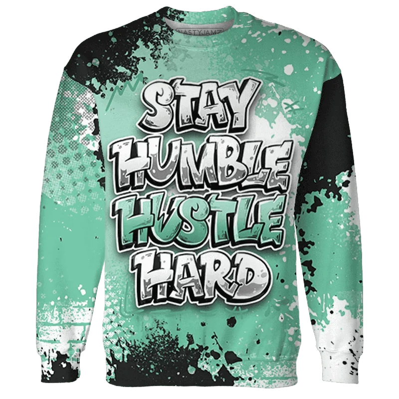 NastyJamz High OG Green Glow 1s Sweatshirt Match Stay Humble Hustle Hard 3D