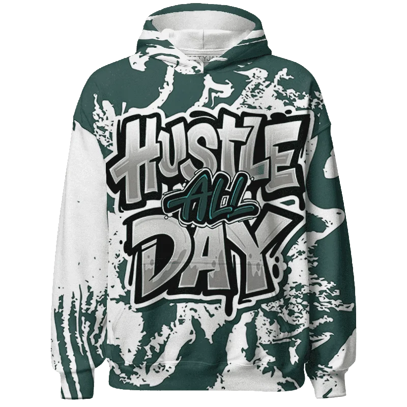 NastyJamz Oxidized Green 4s Hoodie Match Hustle All Day 3D