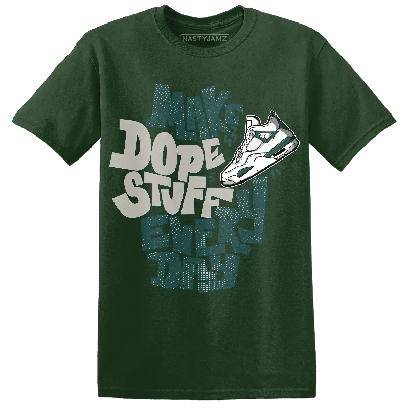 NastyJamz Oxidized Green 4s T Shirt Match Dope Sneaker