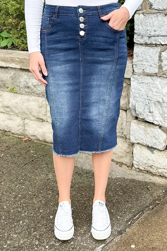 Darlene Denim Skirt (FINAL SALE)