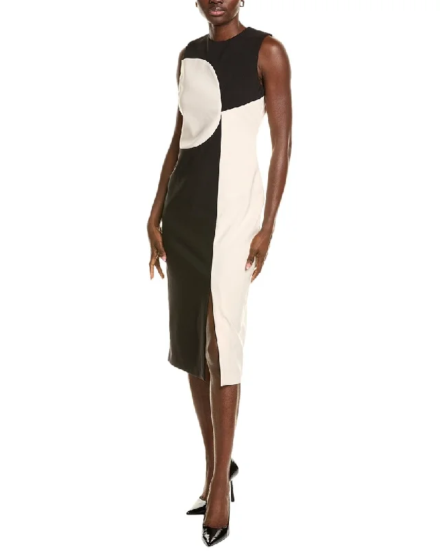 Modern fashion pieces designed for all women   Anne Klein Abstract Colorblocked Midi Dress