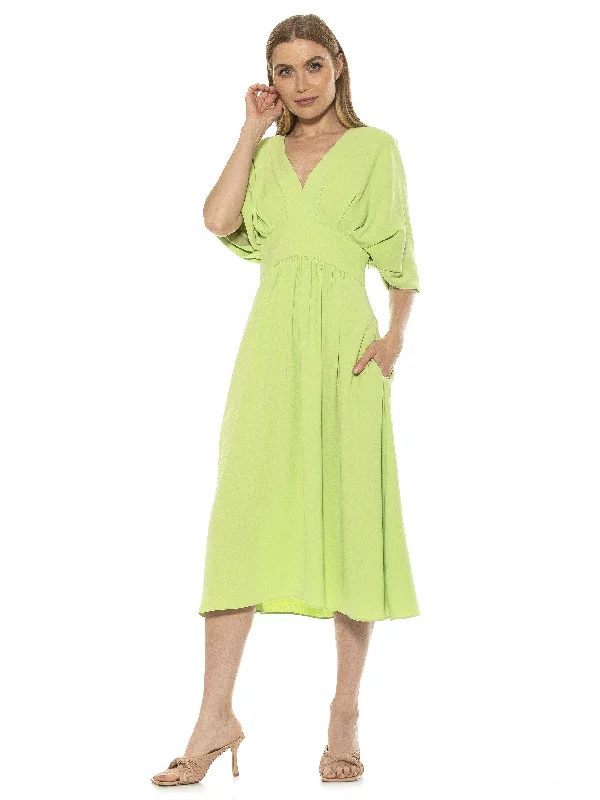 Create a timeless wardrobe with fashionable pieces   August Midi Dress