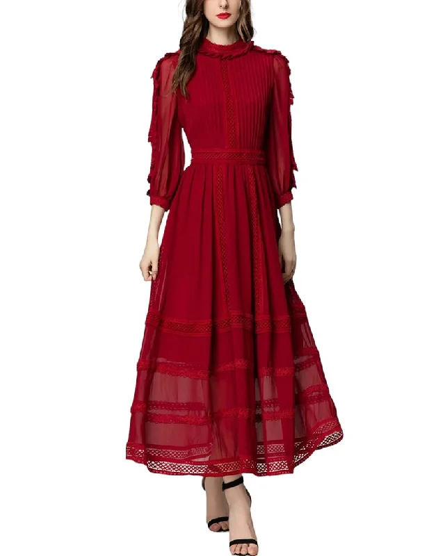 Uncover unique pieces for your perfect wardrobe   BURRYCO Silk-Blend Midi Dress
