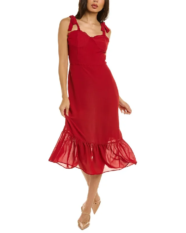 Elevate your look with premium women’s wear   O.P.T. Toile de Jouy Midi Dress
