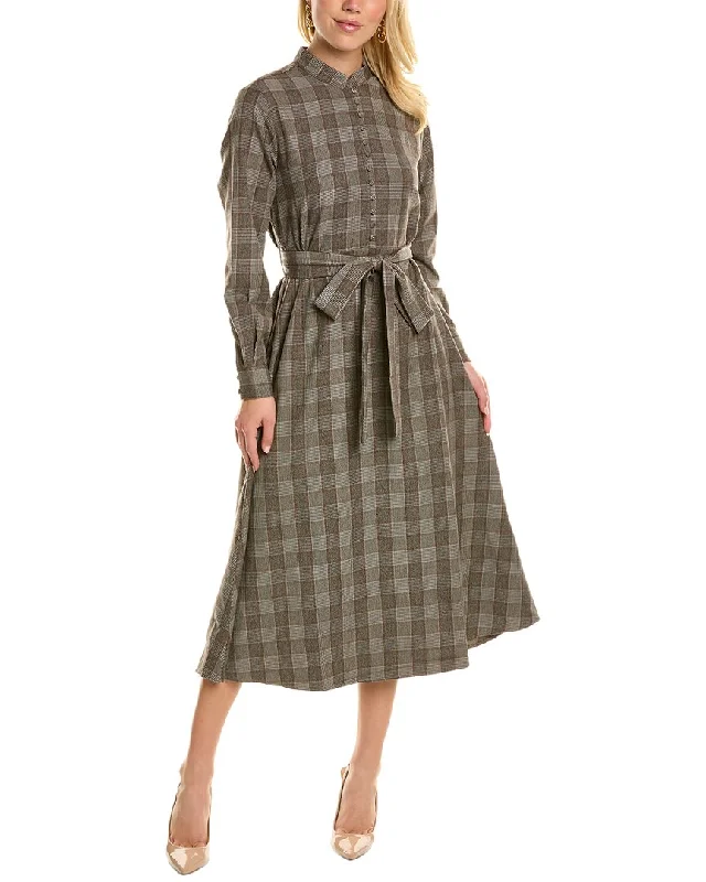 Step into style with our women’s clothing collection   YAL New York Glen Plaid Midi Dress