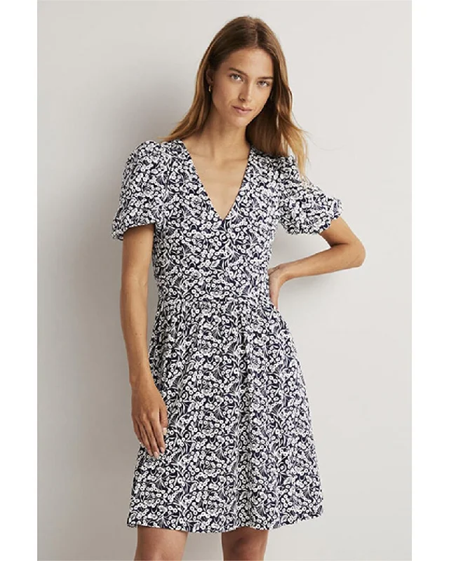 Fashion-forward women’s clothing on a budget   Boden Back Detail Jersey Mini Dress