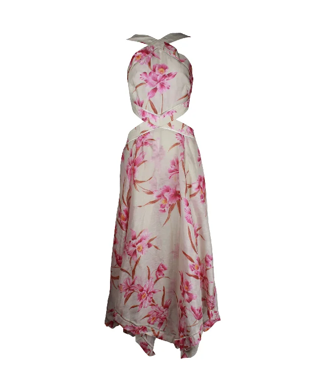 Timeless women’s fashion for any occasion Zimmermann Asymmetric Cut-Out Midi Dress in Floral Print Linen Timeless women’s fashion for any occasion Zimmermann Asymmetric Cut-Out Midi Dress in Floral Print Linen