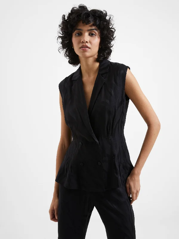 Fashionable, yet affordable women’s apparel   Aba Eco Satin Waistcoat